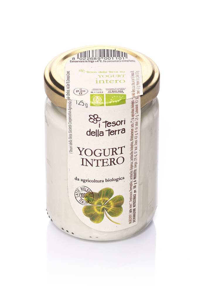 I Tesori della Terra Yogurt intero 125g