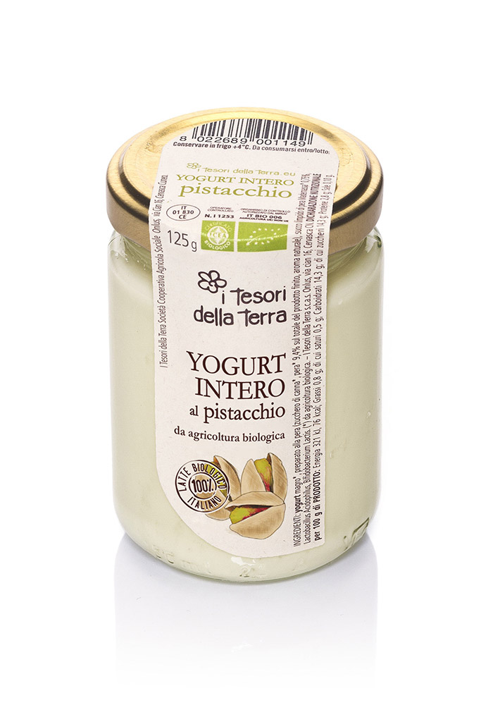 I Tesori della Terra Yogurt intero pistacchio 125g copia