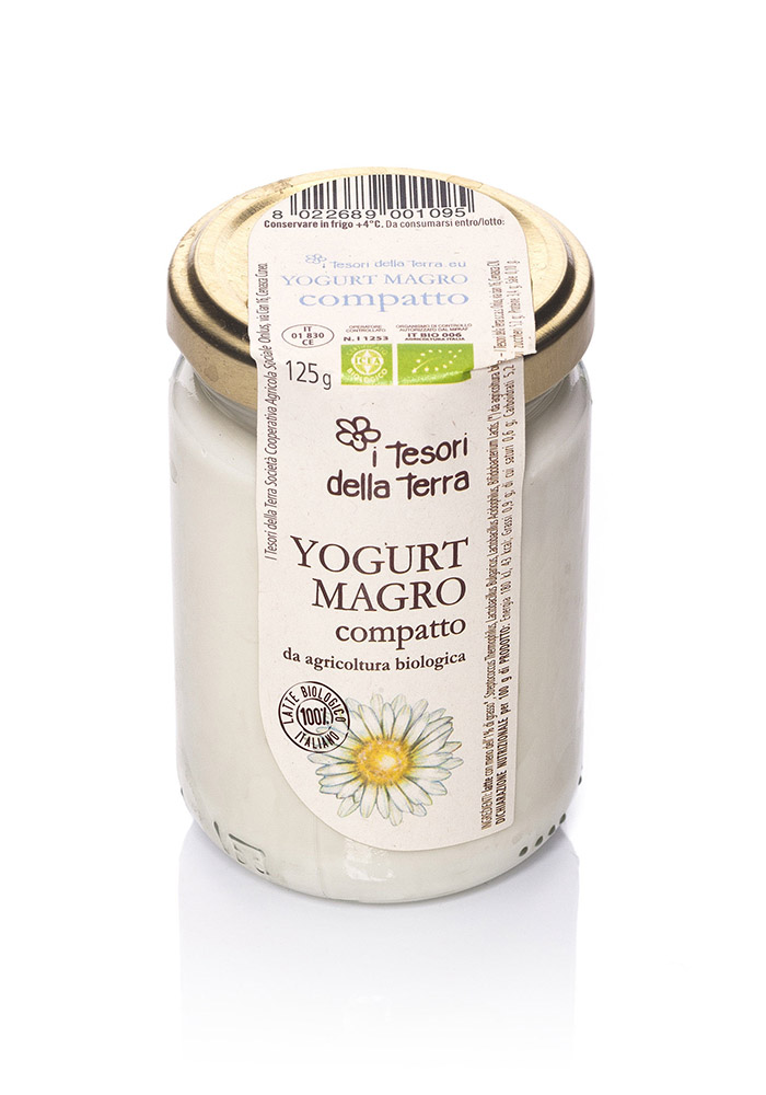 I Tesori della Terra Yogurt magro compatto 125g copia